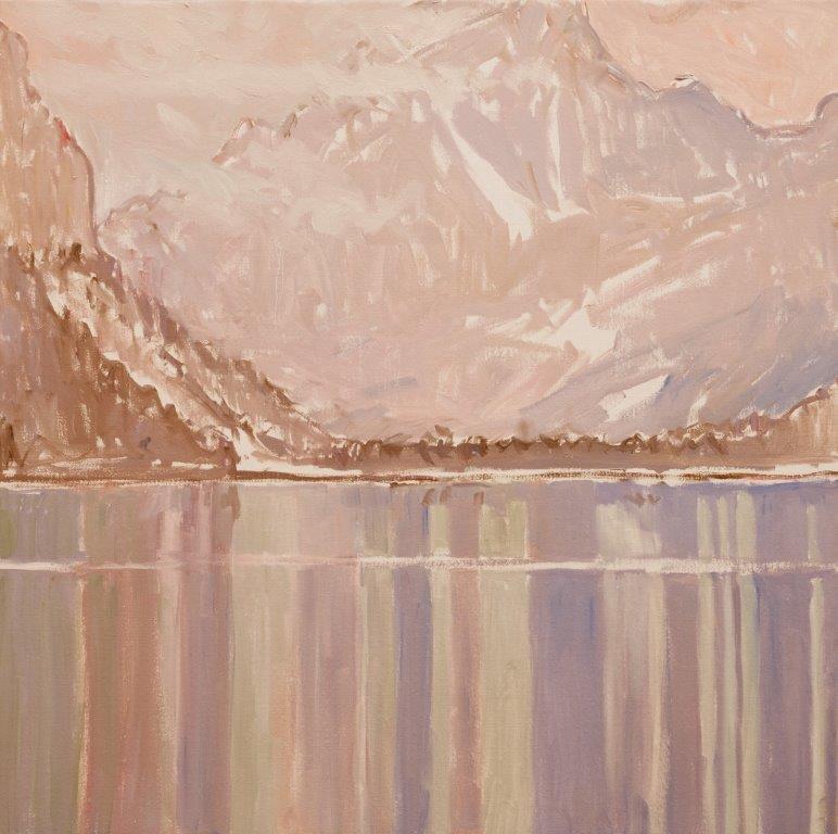 Leopoldsteinersee bei nassem Schnee