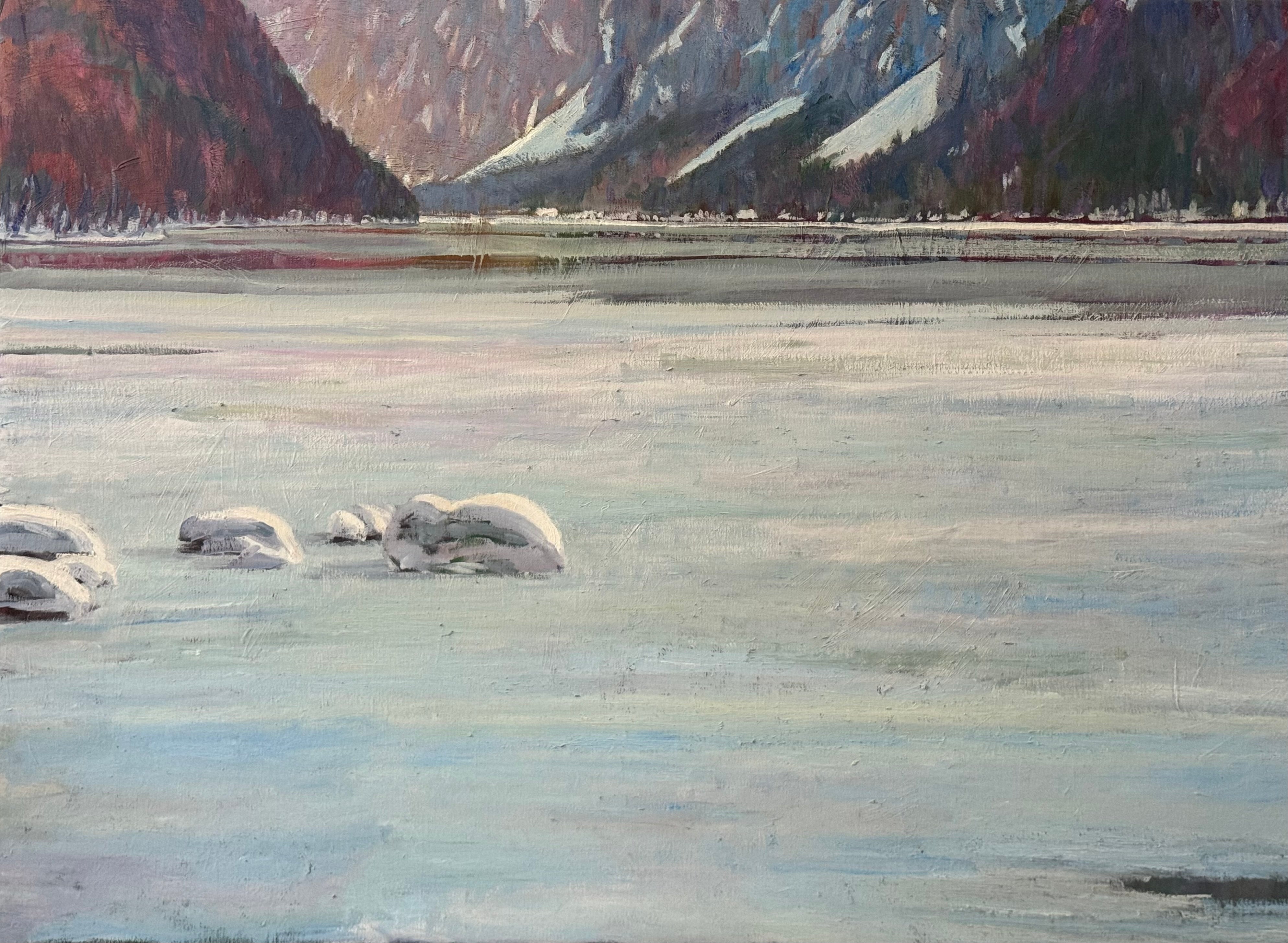 Leopoldsteinersee im Hochwinter