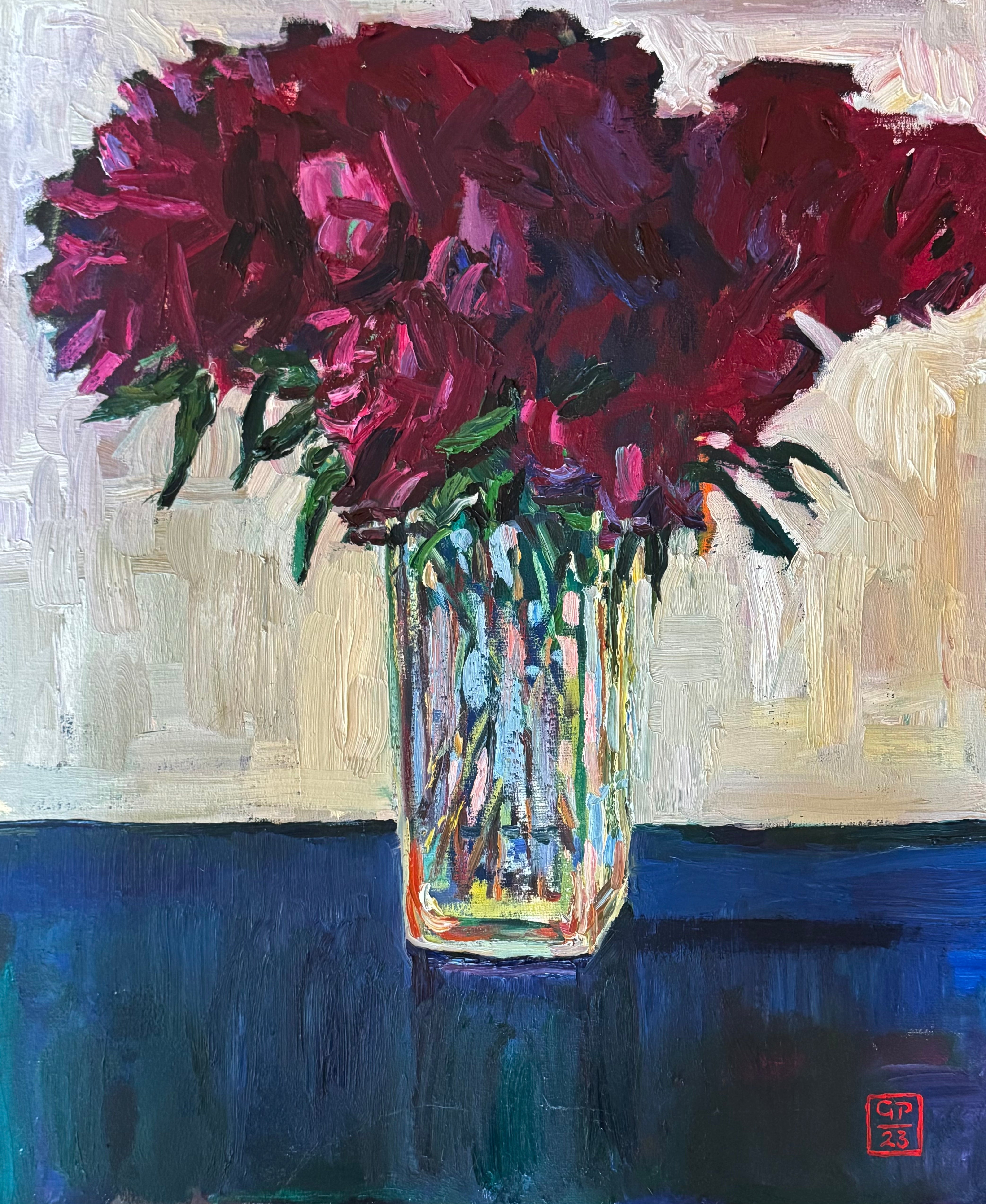 Pfingstrosen in einer Vase