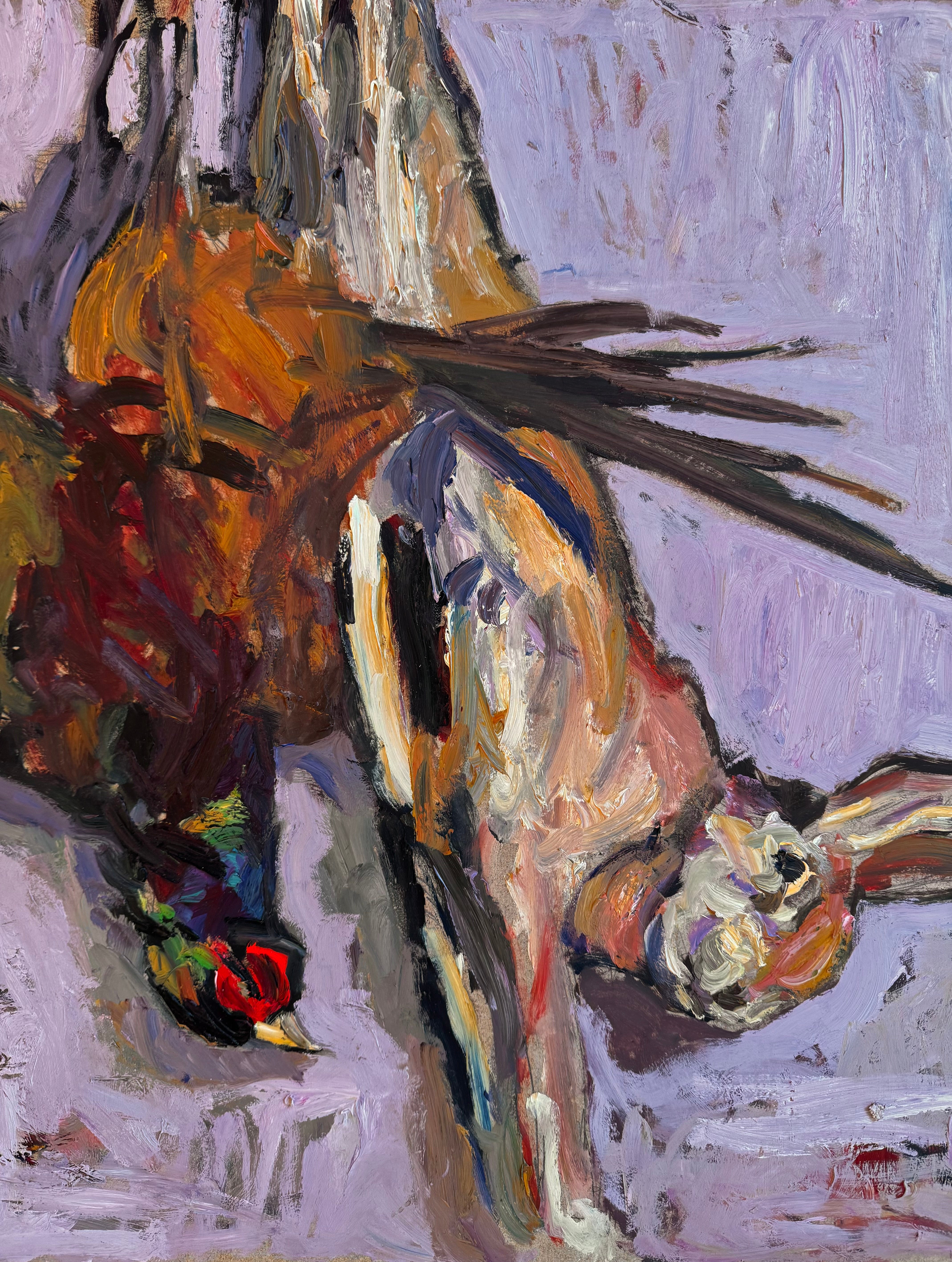 Stillleben mit Hase und Fasan